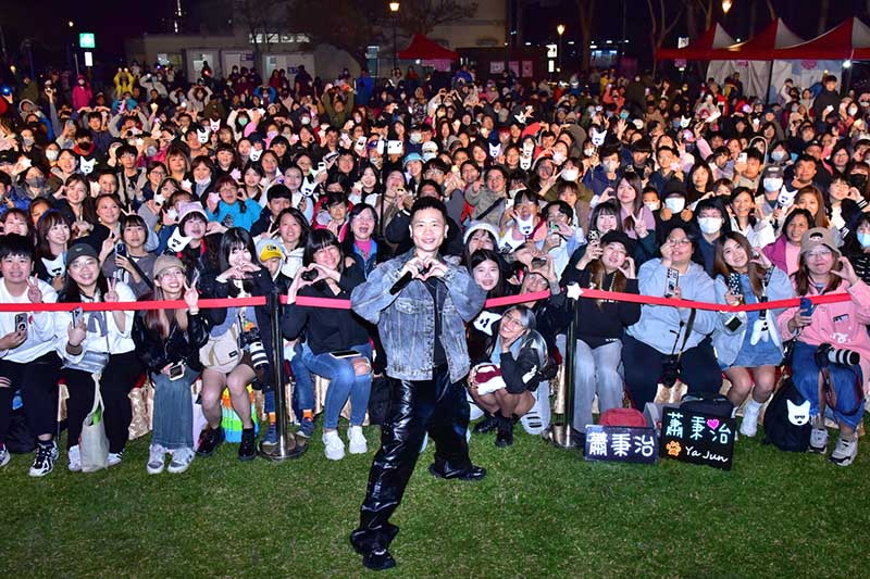 臺中市豐原區公所舉辦「春豐戀曲．青春之夜」充滿音樂與青春氛圍的浪漫夜晚