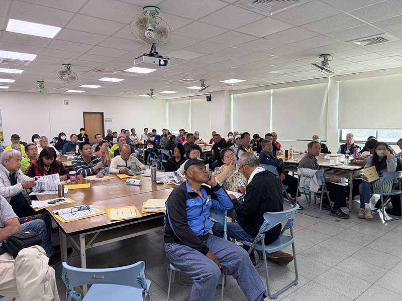 農業部農村發展及水土保持署 深化防災專員技能   培訓課程正式展開